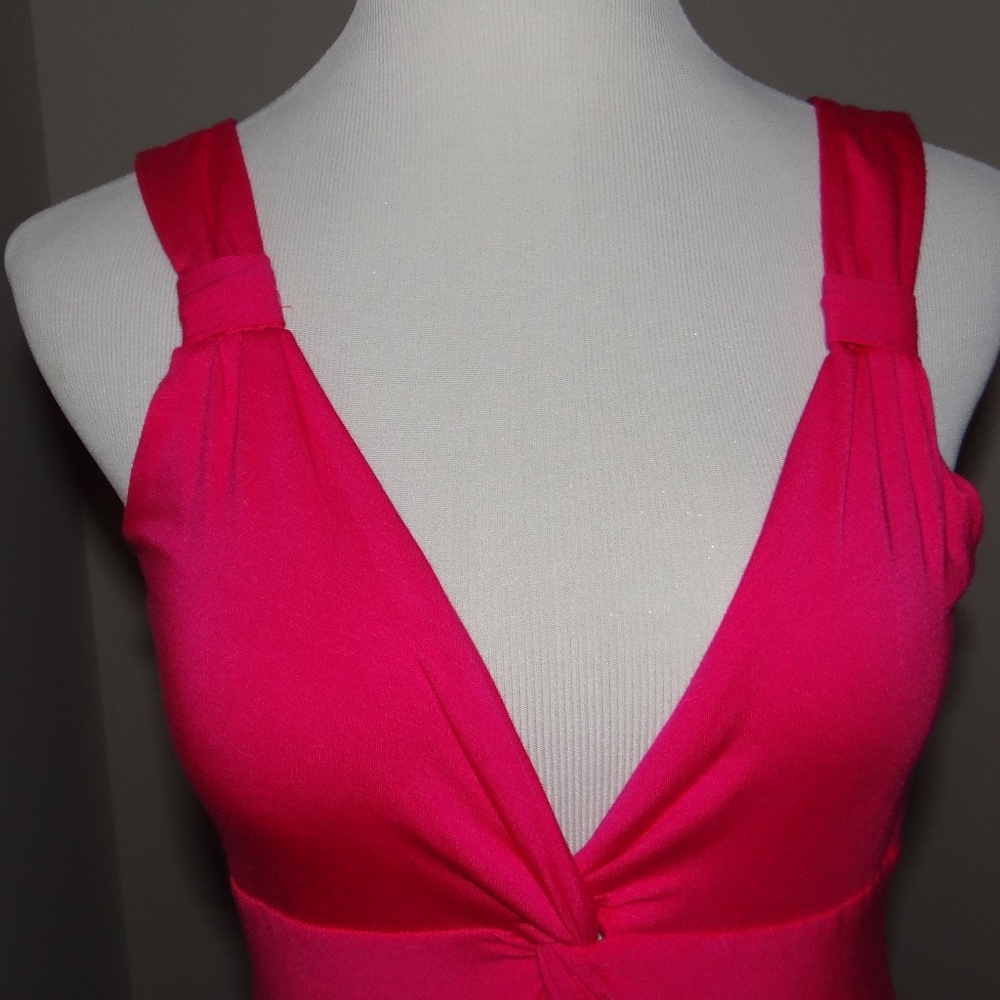 Pink Maxi Knit Dress